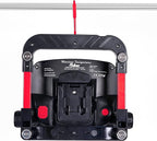 Master Tailgaters Pulse LED Work Flood Light Compatible with Milwaukee or Dewalt Battery | Bright White/Red Solid or Flashing Red Light Modes | LED Night Hunting Lights
