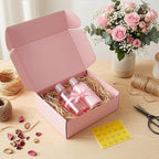 HORLIMER 12x9x4 inches Shipping Boxes Set of 20, Pink Corrugated Cardboard Gift Box for Packing, Mailing, Small Business