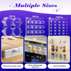 252pcs Car Easy-Pull Sticky Putty Clear Double Sided Removable, No Residue Glue Adhesive Double Sided Tape for Car, Walls, Holiday Decor, Balloons, Posters, Crafts & Classroom Decor, 3 Sizes