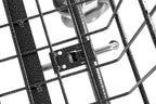 Rolling Laundry Cart with Wheels, Metal Wire Basket, Heavy Duty Utility Cart (Grey)
