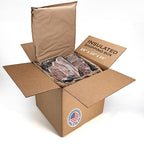 Insulated Thermal Shipping Box 14" x 14" x 14", Pack of 1 - USA-Made Cold Food Shipping Box 5.8-Gallon Capacity with Thermal Paper Liners, Absorb Condensation – Ideal for Frozen Food by IDL Packaging