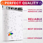 ABC PACK & SUPPLY White Gusseted Poly Mailers, 13 x 16 x 4 Inch. Pack of 500 Expansion Poly Mailers Bags. Shipping Envelopes for Clothing, 2.5 Mil. Plastic Shipping Bags Self Seal. Mailing Packages