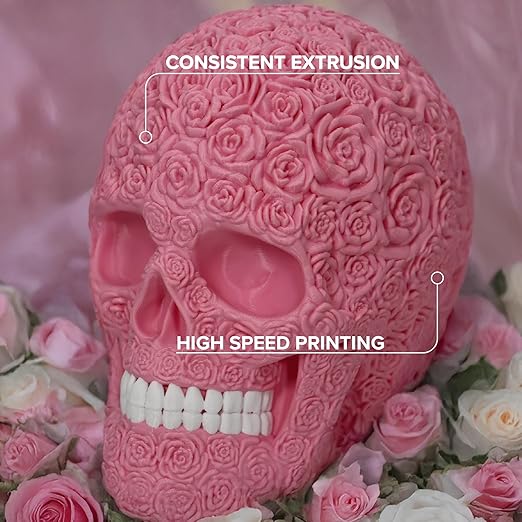 Polymaker PETG Pink 3D Printer Filament 1.75mm 1kg, High Speed PETG up to 300mm/s, High Strength New Formula, Excellent Layer Adhesion, Warp Free, Compatible with Most 3D Printers