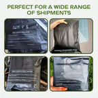Reusable Double-Sealed Mailing Bags - Multi-Size Mailers (20 Pack 6x9, 20 Pack 10x13, 20 Pack 14.9x19), Plant-Based Packaging Envelopes With Adhesive Seal - 60 Pack Starter Set