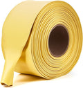 Chanzon 2:1 Ratio - 80Ft Roll - 3-5/32" (80mm) Heat Shrink Tubing 2:1(25M Total Length) Yellow Polyolefin Sleeving Wrap Shrinking 2 to 1 1pcs