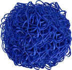 Large Heavy Duty Latex Rubber Bands 12 Inches Trash Can Bands Strong Elastic Bands for Office Supply, File Folders, Cat Litter Box, 60 Pack (Blue)
