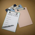 Small Clipboards 6" X 9" Mini Clipboards 4-Pack Portable A5 Size Half Letter Menu Pads Receipt Clips for School Office Restaurant Cafe Hotel