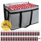 Premium Insulated XXL Food Warmer Bag - 23x14x15 inches Waterproof Catering Supply Bag for Hot Food Delivery - Uber Eats and Doordash