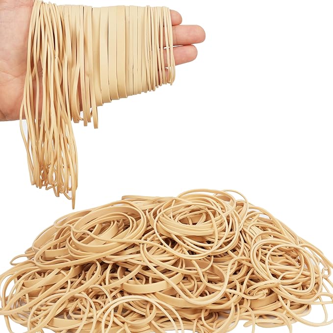 Rubber Bands, 0.5bl Assorted Size Rubber Bands Elastics Band for Office Supplies rubber band size 19 size 32 size 64 size 117A size 4.8in