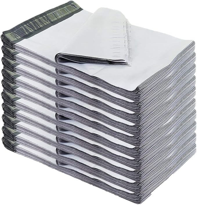 iMBAPrice Poly Mailers 7.5x10.5 Inch, 1000-Pack – Small Size #2 White Shipping Bags Self-Seal Adhesive, Waterproof Mailing Envelopes for Jewelry, Makeup & Business Packaging