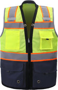 Shine Bright Safety Vest - High Visibility with Reflective Straps and Pockets – Premium, Soft, Durable, and Breathable