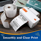 L LIKED 3300 PCS 4"x6" Direct Thermal Shipping Labels (220 Labels/Roll, 15 Rolls), Perforated White & Strong Adhesive, Compatible with DYMO 4XL 1744907, Zebra, Rollo