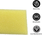 FoamRush 10" x 24" x 72" Dry Fast Water-Resistant Outdoor Upholstery Foam Sheet for Outdoor & Marine Furniture (Chair Cushion Foam for Patio Furniture, Boat Seat Cushion Replacement)