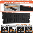 TripleAliners Compatible with Ford F-150 F150 2021-2025 2026 Tailgate Mat with Tailgate Cap Top Protector Full-Coverage All Weather Truck Liner Replacement(Not Fit Work Surface or Pro Access Tailgate)
