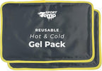 Hot & Cold Reusable Gel Packs (Medium, 2 Pack) Flexible Soft Compress - Ice & Heat Therapy for Injuries, Back, Shoulder, Hip, Knee, Joint Pain, Swelling, Bruises, Post Surgery - Sport Temp