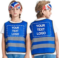 A-SAFETY Kids High Vis Reflective construction Safety vest customized LOGO