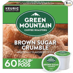 Green Mountain Coffee Roasters Brown Sugar Crumble Keurig Single-Serve K-Cup pods, Medium Roast Coffee, 60 Count (6 Packs of 10)