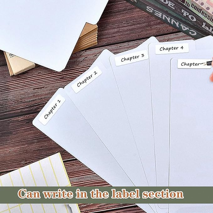 100 Pieces Comic Book Dividers with Tabs,Patient Divider Cards,Card Dividers Comic Book Boards for Storage Boxes 11.22 X 7.24 Inche