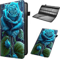 Car Registration and Insurance Holder, Leather Car Glove Box Organizer, Cool Car Accessories for ID, Driver's License Cards & Essential Document,business cards,Men&WomenFlower Purple Rose