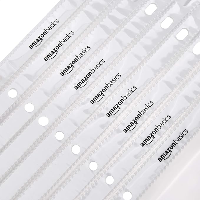 Amazon Basics Sheet Protectors for 3 Ring Binder, Heavyweight, Polypropylene, 8.5 x 11 Inch, 500-Pack, Clear