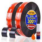 2 Rolls Car Double Sided Tape High Temperature Resistant Heavy Duty, Made of 3M, 19.7 Ft X 0.6 ", Strong Adhesion and Multi-Purpose Automotive Parts Mounting Tape