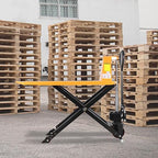 APOLLOLIFT Manual Pallet Jack, Scissor Pallet Trucks, Pallet Lift 2200lbs Capacity 45" Lx27 W Fork 3.3'' Lowered 31.5'' Raised Height, Suitable for Open Bottom Pallets