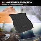 LASFIT Bed Mat for Rivian 2022-2026 R1T (4.5FT/4.5'Bed) Truck Bed, All Weather 4.5 ft Pick up Bed Liner for Rivian R1T Accessories, TPE Trunk Mat&Bed Liner (Not Fit Drop-in Liners)