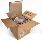 Insulated Thermal Shipping Box 12" x 12" x 12", Pack of 1 - USA-Made Cold Food Shipping Box 3.6-Gallon Capacity with Thermal Paper Liners, Absorb Condensation – Ideal for Frozen Food by IDL Packaging