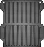 TripleAliners Truck Bed Mat Compatible with 2017-2024 2025 2026 Honda Ridgeline Accessories 5.3FT Vehicle Perfectly Flush All Weather Protection TPE Heavy Duty Pickup Car Bed Cargo Mat
