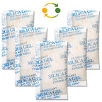 LotFancy Silica Gel Packets, 10 Gram 30 Packs Rechargeable Desiccant Dehumidifier, Indicating (Orange to Dark Green), Moisture Absorbing Bag for Clothes Shoes Ammo Storage