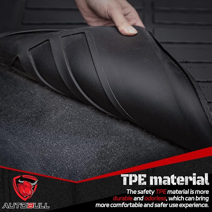 Cargo Liner Compatible with 2016-2023 Jeep Cherokee (Not for Grand Cherokee) Cargo Mat，All Weather Protection Trunk Liner Rear Trunk mat，Black