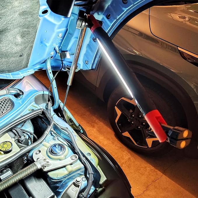 Magnetics Work Light, Rechargeable Work Light Adjustable Magnetics Auto Repair Lights Under Hood Mechanics Lights Portable Spotlights for Car Repairing Garage Camping Flashlight