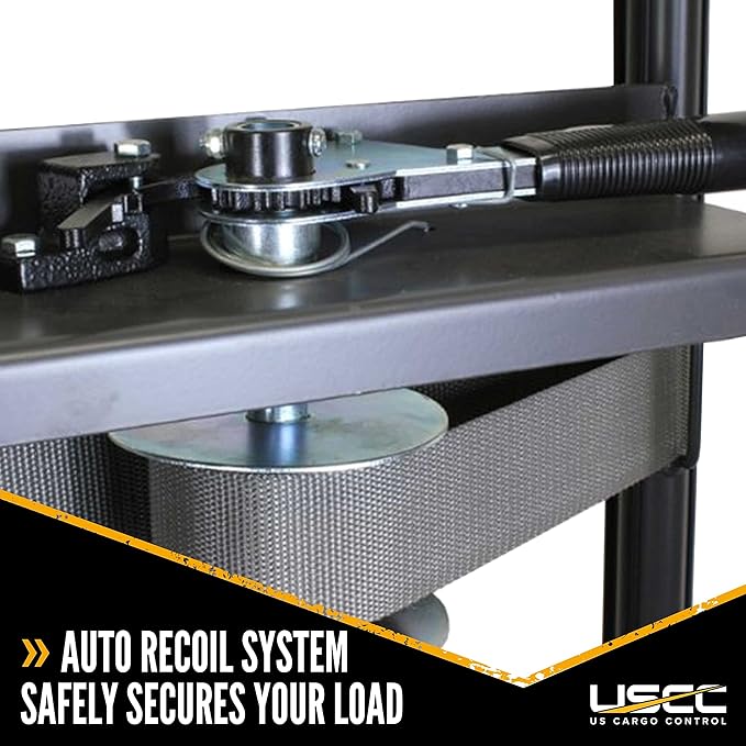 US Cargo Control Appliance Trucks (16-Pack) - Industrial Steel Appliance Hand Truck, 1,200 LBS. Capacity, with Double Auto Recoil Strap Systems & Stair Climbers - Heavy Duty Appliance Dolly