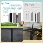 140'' Retractable Baby Gates Extra Wide,34" Tall Retractable Dog Gate for Doorways, Security Upgrade Reinforcement Rods Extra Long Retractable Baby Gate for Stairs, Indoor/Outdoor Retractable Gate