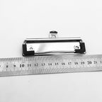 10 Pack Clipboard Clips 3.94" Mountable Metal Clipboards Hardware with Rubber Grip and Hanging Hole