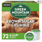 Green Mountain Coffee Roasters Brown Sugar Crumble Keurig Single-Serve K-Cup pods, Medium Roast Coffee, 72 Count