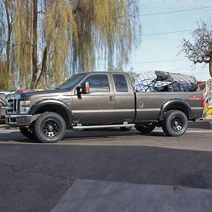 Bungee Cargo Net 4' x 6' Stretchable to 8' x 12' for Pickup Truck Bed Trailer Luggage Net Heavy Duty Tie-Down Mesh with 12 Pcs Hooks and Metal Carabiner Clips