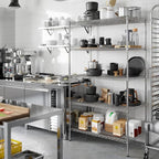24" Deep x 42" Wide x 74" Height Wire Shelving Kit | 5-Tier | NSF Commercial Storage Rack Unit