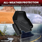LASFIT Floor Mats for Chrysler Pacifica 2017-2025, All-Weather TPE Floor Liners & Trunk Cargo Mats Accessory for Pacifica/Voyager (7-Seater,Non Hybrid