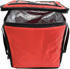 Food Warmer Red Box Carry Bag – Insulated & Heated Storage | Pro-Grade Construction with Handles | Maintains 115°F | Easy Flatten for Convenient Storage