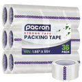Clear Packing Tape - 36 Heavy-Duty Wrapping Tape - 55-Yard Length, 1980 Total Yards 1.88-Inch Wide Strong Adhesive Rolls for Moving Boxes, Office Packaging, Storage Organization & Warehouse Shipping