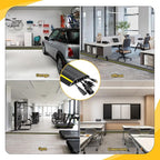 10 Ft Heavy Duty Floor Cord Cover Cable Protector, 3 Channels Protect Cords and Prevent a Trip Hazard— Conceal Wires at Home, Office, Warehouse, Workshop, Concerts