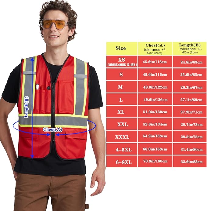 A-KSAFETY Custom High Visibility Reflective Safety Vest with logo