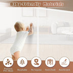 120" Retractable Baby Gate Extra Wide, 41" Tall Retractable Dog Gate for Stairs, Doorways, Decks, Mesh Gate Long Child Gate Pet Gate for Indoor, Outdoor, with Reinforced Mesh Rods, Dual Locks