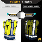 KwikSafety - Charlotte, NC - GODFATHER Safety Vest [CUSHIONED COLLAR + TABLET POCKET] ANSI OSHA