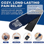 Gel Ice Packs for Injuries Reusable, 4 Ice Packs with 2 Adjustable Straps for Knee, Shoulder, Back, Hot and Cold Pack Therapy for Joint Pain, Muscle Soreness, and Body Inflammation