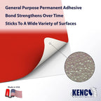 Kenco Color Coding 3 X 5 Rectangle Labels, Inventory Control Stickers 500 Labels Per Roll, Made in The USA (Red)