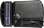 AutoExec AE-GMCD-PM-PS-BT GripMaster Car Desk for Your Vehicle Workstation and Mobile Office, Black with Phone Mount and Printer Stand