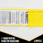 US Cargo Control E-Track Cam Buckle Straps (2-Pack), 2 Inch x 12 Foot E Track Straps with Cam Buckle and Spring E-Fittings, 2,500 LBS Break Strength, Easy-to-Use Tiedowns in Vans and Trailers