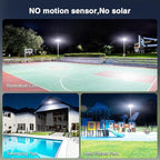 Onforu 120W Flood Lights Outdoor, 12000lm Bright LED Work Light with Plug, 6500K Daylight White LED Flood Lighting, IP66 Waterproof Security Yard Lights for Yard Garage Stadium 2 Pack